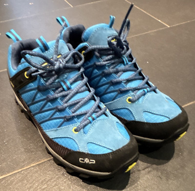 CMP Herren Wanderschuhe Trekking- & Trail-Schuhe Low in Blau Schwarz Gelb