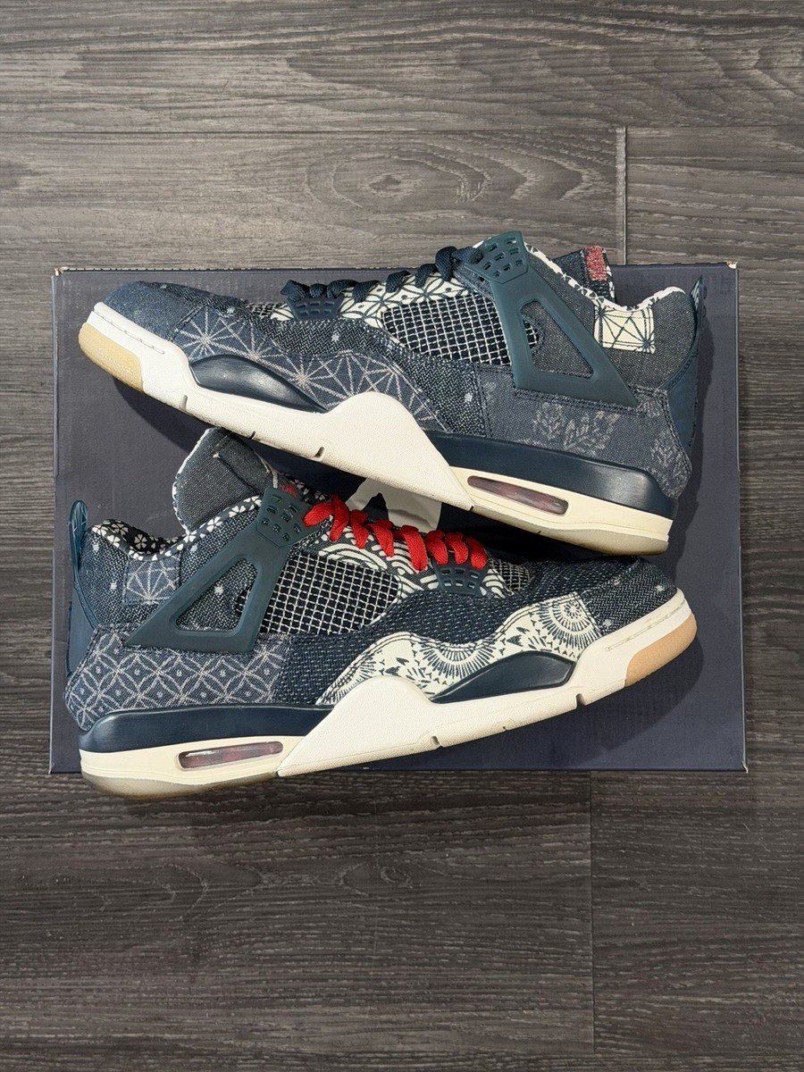 jordan 4 sashiko deep ocean