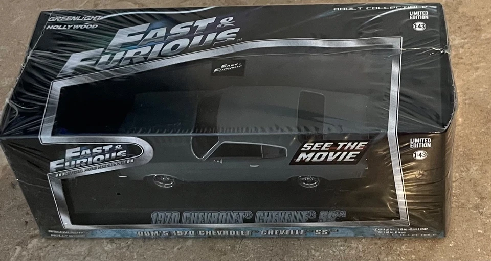 GreenLight Fast & Furious  Dom's 1970 Chevrolet Chevelle SS 1:43 Die-Cast - Image 2 of 4