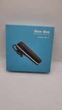 New bee Bluetooth Earpiece with Mic V5.1 Wireless Handsfree Headset 12H Talkt...