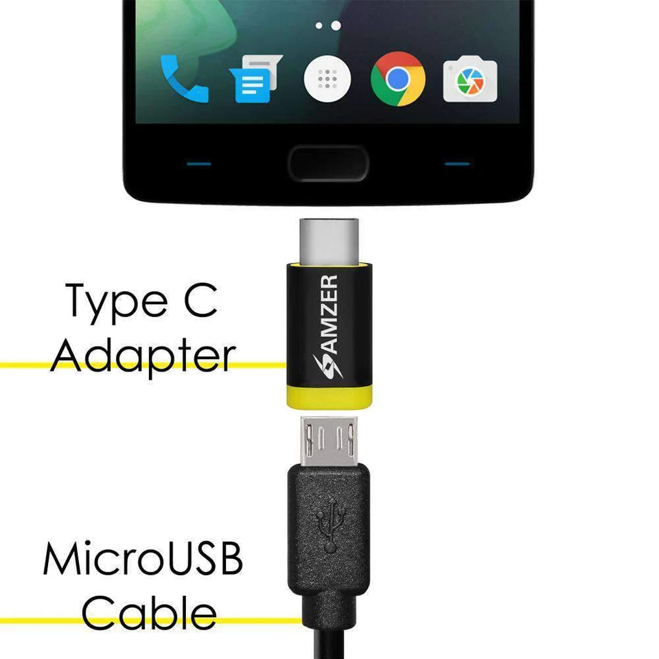 AMZER TYPE-C CONNECTOR TO MICRO USB ADAPTER FOR USB TYPE-C DEVICES - Image 3 of 4