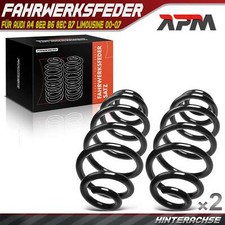 2x Federn Fahrwerksfeder Hinterachse für Audi A4 8E2 B6 8EC B7 Limousine 00-07