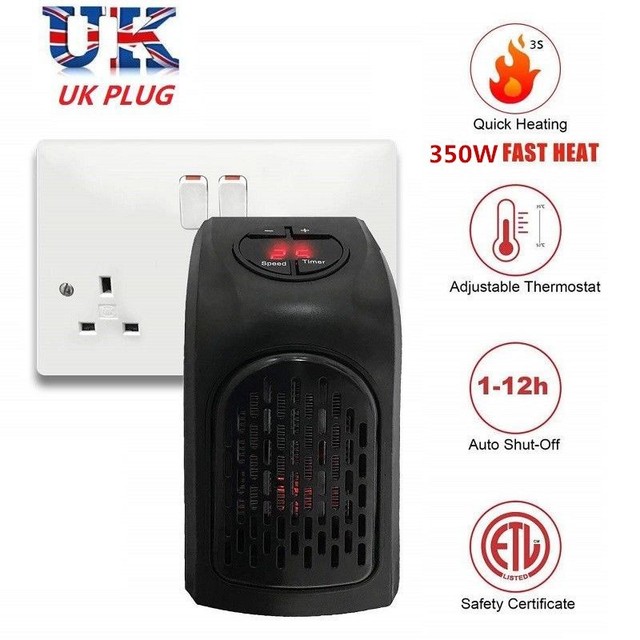 JML Handy Heater Compact Plugin Digital Electric Heater With LED