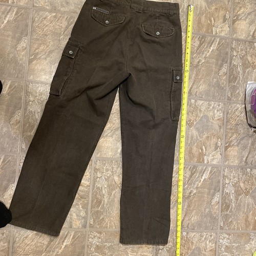 Y2K Vintage Calvin Klein Jeans 32x34 Rugged Twill Cargo Utility Pants Streetwear - Picture 13 of 14