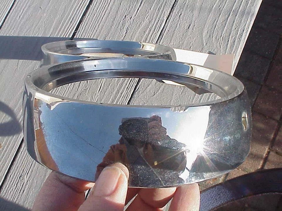 Bisel de faro izquierdo Desoto 1960 Orig Adventurer Foto 3 de 4