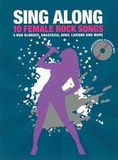 SING ALONG 10 FEMALE ROCK SONGS Book  CD