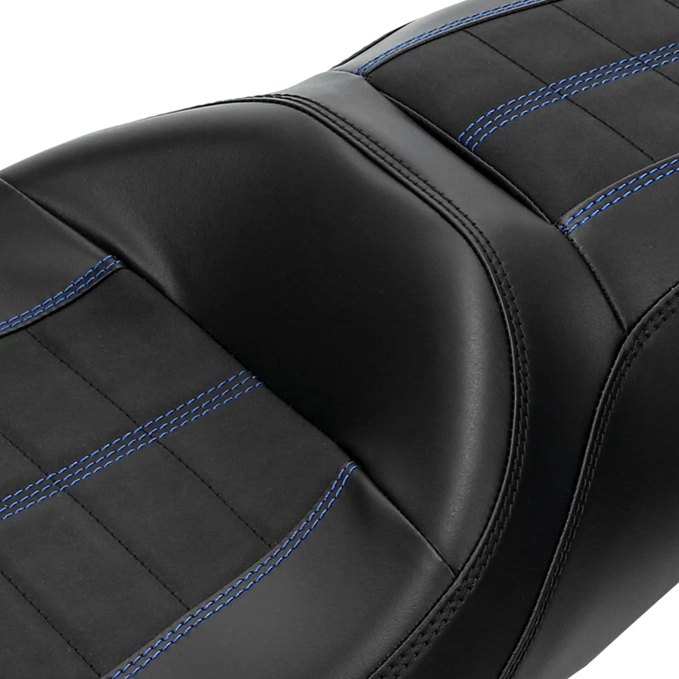 Asiento de dos asientos para conductor pasajero apto para Harley Touring Road Glide 2009-23 Foto 3 de 4