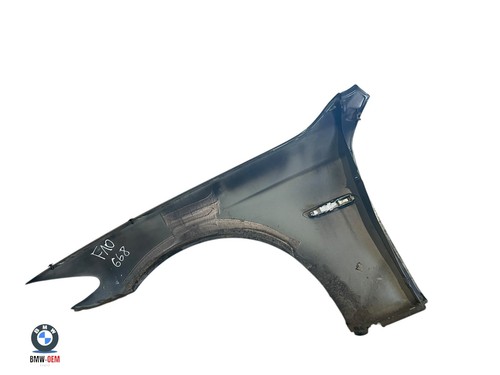 BMW 5 SERIES F10 F11 FRONT RIGHT DRIVER SIDE WING IN BLACK 668 - Picture 9 of 14