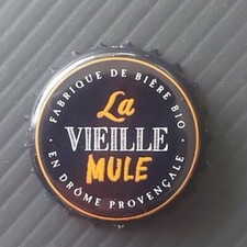 Capsule kronkorken  bière Bio LA VIEILLE MULE   Drôme  