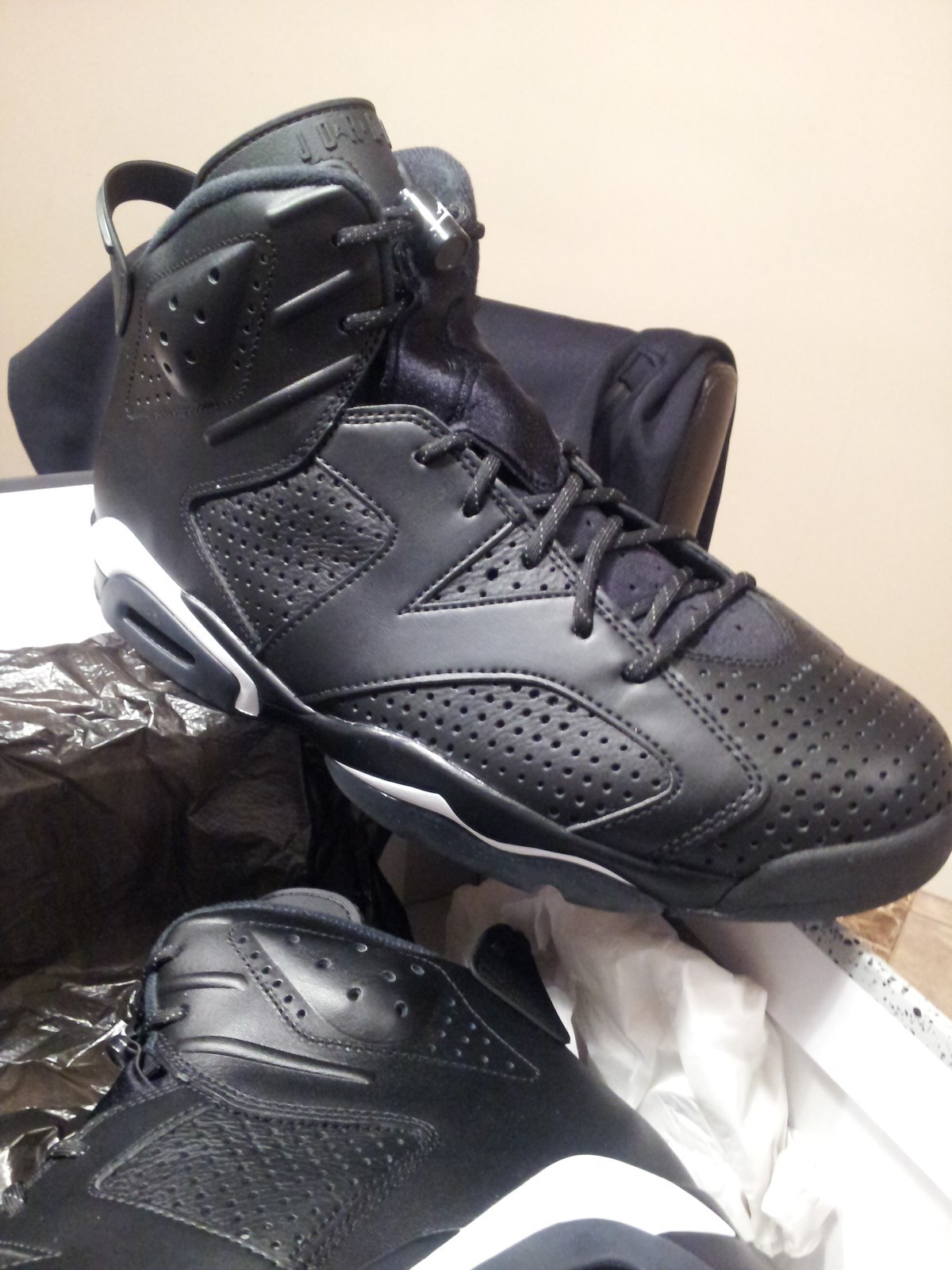 NIKE AIR JORDAN 6 VI RETRO BLACK CAT 