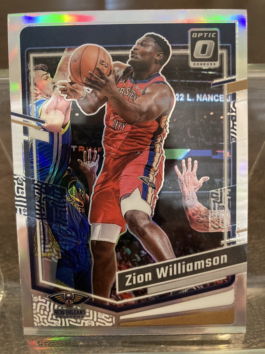 2023-24 Donruss Optic Zion Williamson Silver Prizm #35 2023-24 Donruss Optic Zion Williamson Silver Prizm #35