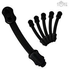 FORT TOTS Baby Locks 6-Pack Child Safety Cabinet Proofing - Black 