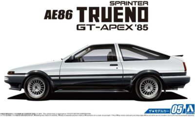 Aoshima 1/24 Model Kit Toyota AE86 Sprinter Trueno GT-APEX