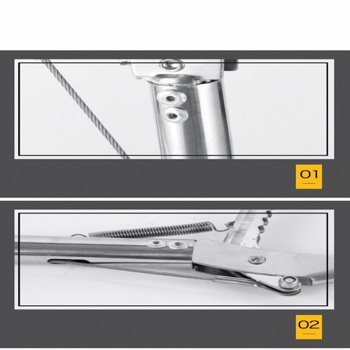 59" Foldable Wide Jaw Snake Tongs Stick Reptile Rattlesnake Catcher Grabber Tool - Picture 13 of 17