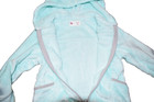E5 NWT Girls XXS 4/5 SO Aqua Minky Plush Hooded Jacket Thumb Holes Full Zip — photo 6