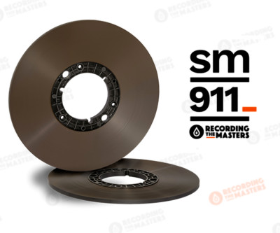 RTM SM911 1/4'' x 2500' Analog Recording Tape 10.5'' Pancake Hub w/ EcoBox NEW