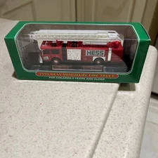 Vintage Hess Toy Mini Truck 1999  Miniature Fire Truck    New in Box