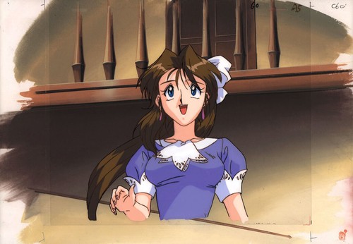 Idol Fight Suchie Pai Suchi-Pai II Anime Cel OBG Ojou-sama Kenichi Sonoda - Picture 2 of 4