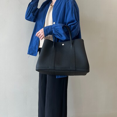 Hermes Garden Party 36 Bag Negonda & Palladium Noir Hermes Garden Party 36 Bag Negonda & Palladium Noir