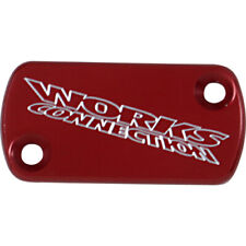 Works Connection Aluminum Front Brake Reservoir Cap/Cover Honda (Red) 21-005