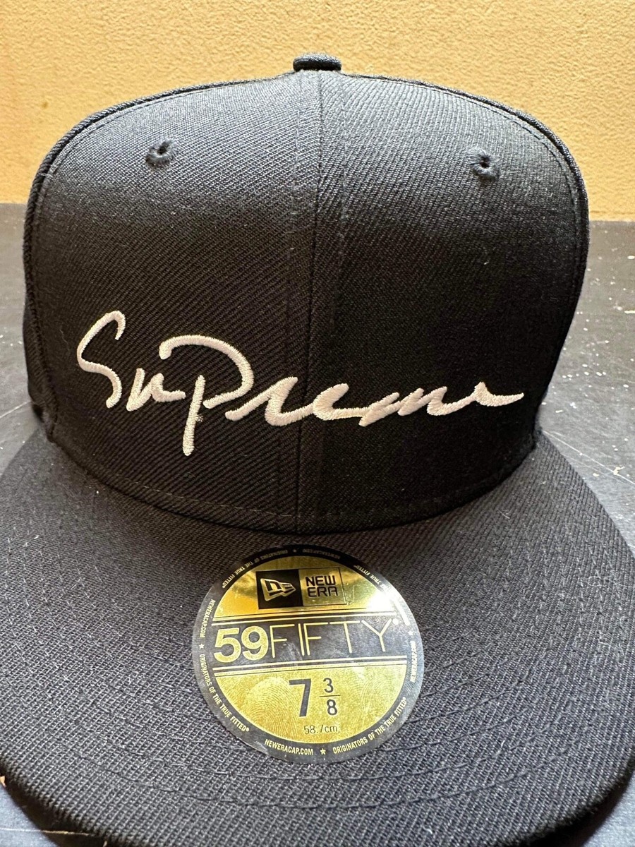 帽子 Supreme Classic Script New Era 7 3/8 Supreme Classic Script New Era Cap | eBay