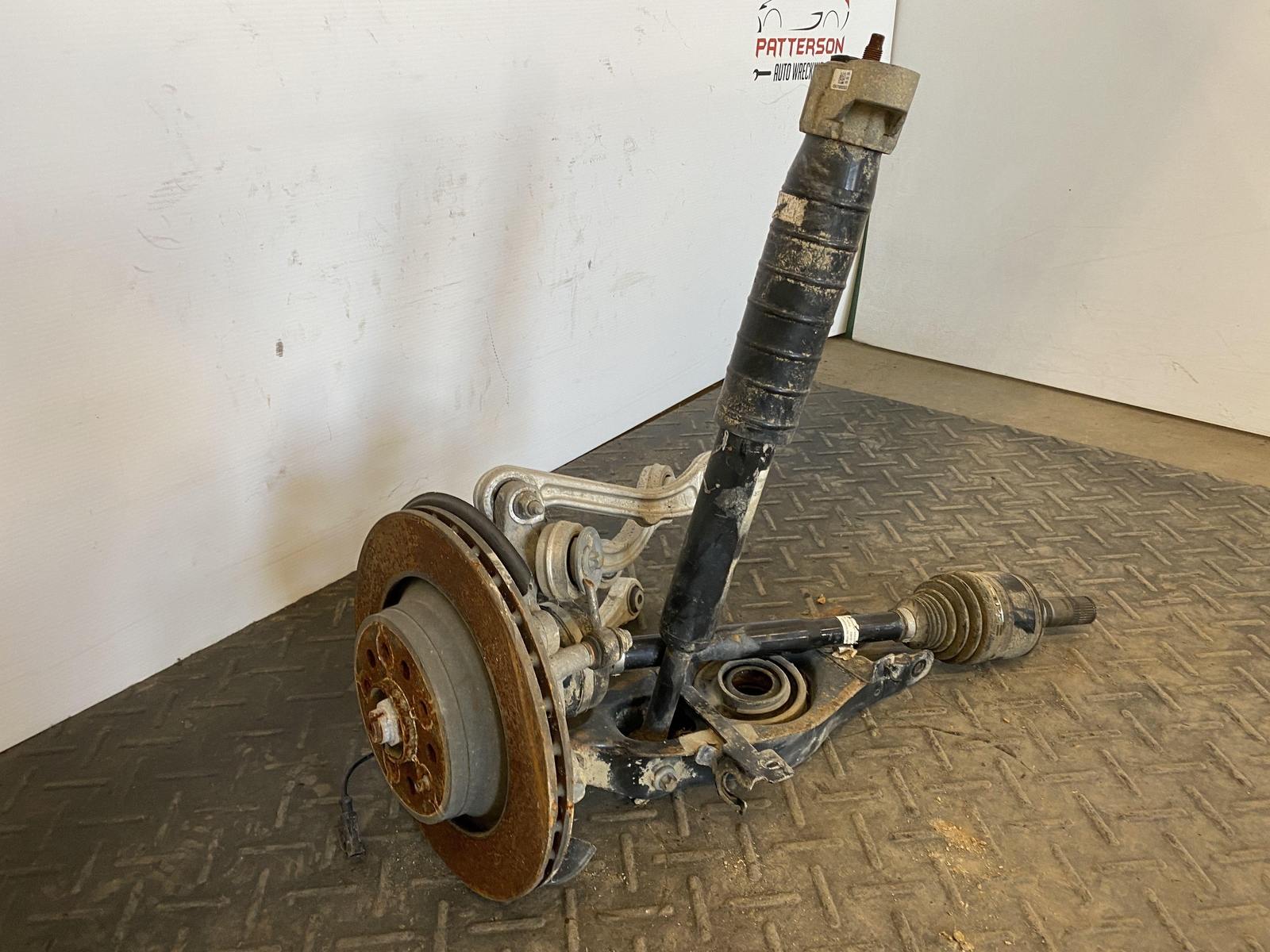 14-17 MASERATI GHIBLI REAR DRIVER LEFT KNUCKLE/AXLE SHAFT STRUT CONTROL ARMS