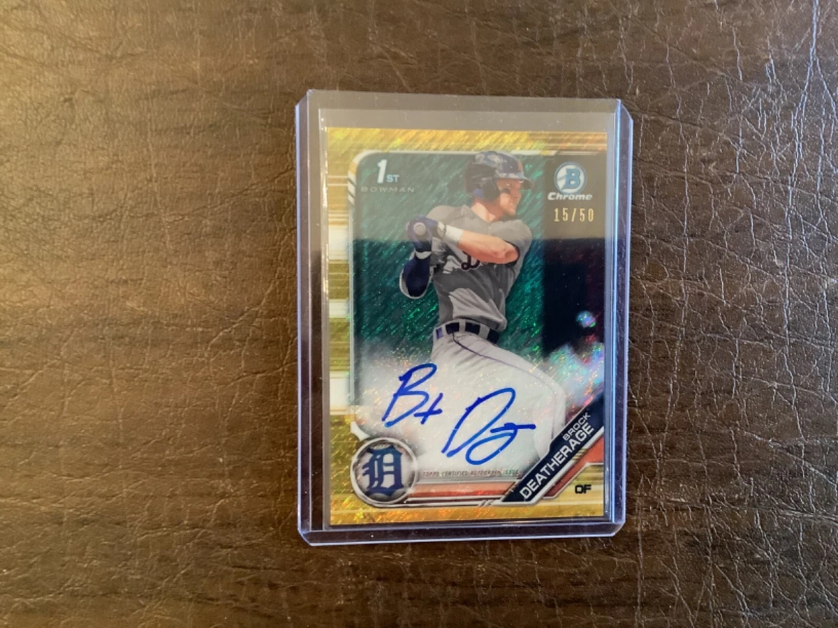 Bowman - Brock Deatherage #CPA-BD 2019 for sale | eBay