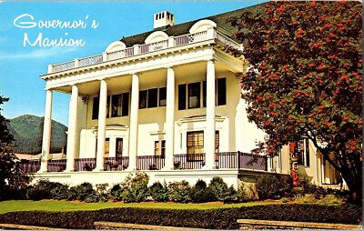 Juneau Alaska AK Governor's Mansion Vintage Postcard
