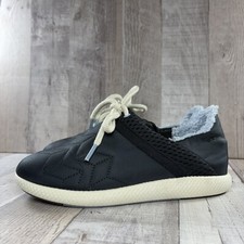 OluKai Mahiki Womens Size 7 Slip On Slippers Sneakers Sherpa Lined Low Top Black