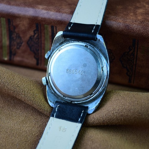 Vintage Watch Poljot Alarm Signal Soviet Men's Wrist Watch 18 Jewels Serviced - Picture 11 of 12