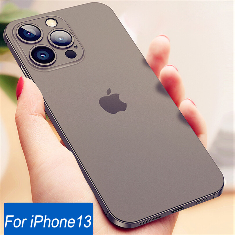 0.2MM Thin Case For iPhone 14 15 16 Pro Max 13 Mini Shockproof Matte Clear Cover