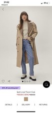 Quilted Lined Belted Trench Coat