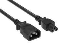 18 AWG Power Extension Cord (IEC320 C14 to IEC320 C5) - 3ft / 6ft / 8ft / 10ft