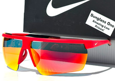 Nike WINDSHIELD 20 University Red UV PROTECTIVE Red Mirror Sunglass CW1287 657