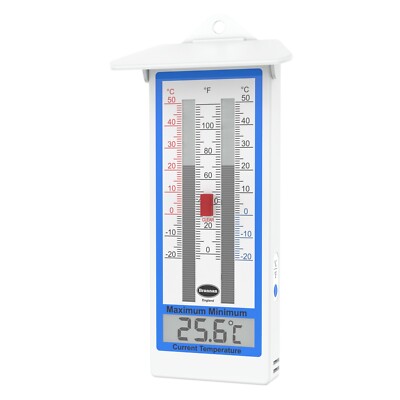 Digital Max Min Thermometer Garten Gewächshaus Innen Außen Brennan - 12/429/3