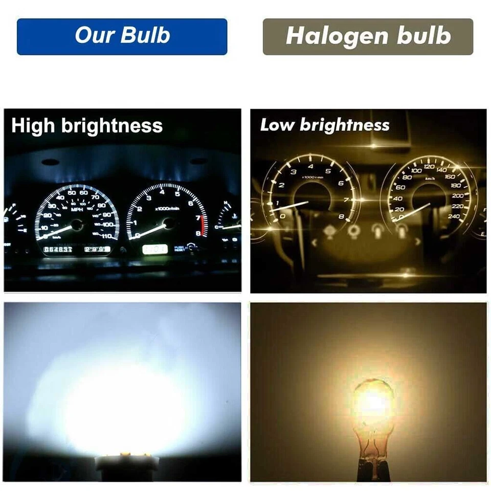 Para Honda Goldwing GL1500 1988-2000 Calibre Cluster Instrumento Bombillas LED Luz Foto 4 de 4