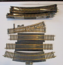 ATLAS HO TRAIN TRACK 16 PEACES 12 RADIUS 2 RERAILERS ONE RERAILER TERMINA ONE Y