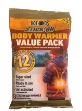 Hothands Adhesive Body Warmer Value Pack 8 Body Warmers each (Value Pack of 2)