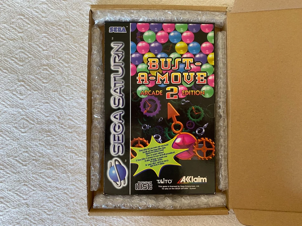 Bust A Move 2 Arcade Edition Sega Saturn - UK PAL VGC CIB - High Quality Packing - Image 2 of 4