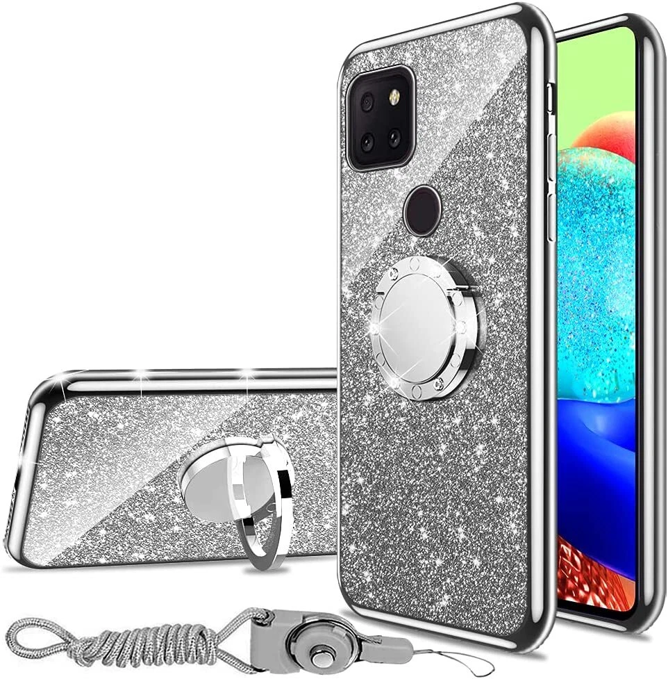 for T Mobile Revvl 5G case TCL Revvl 5G case Glitter Luxury Cute