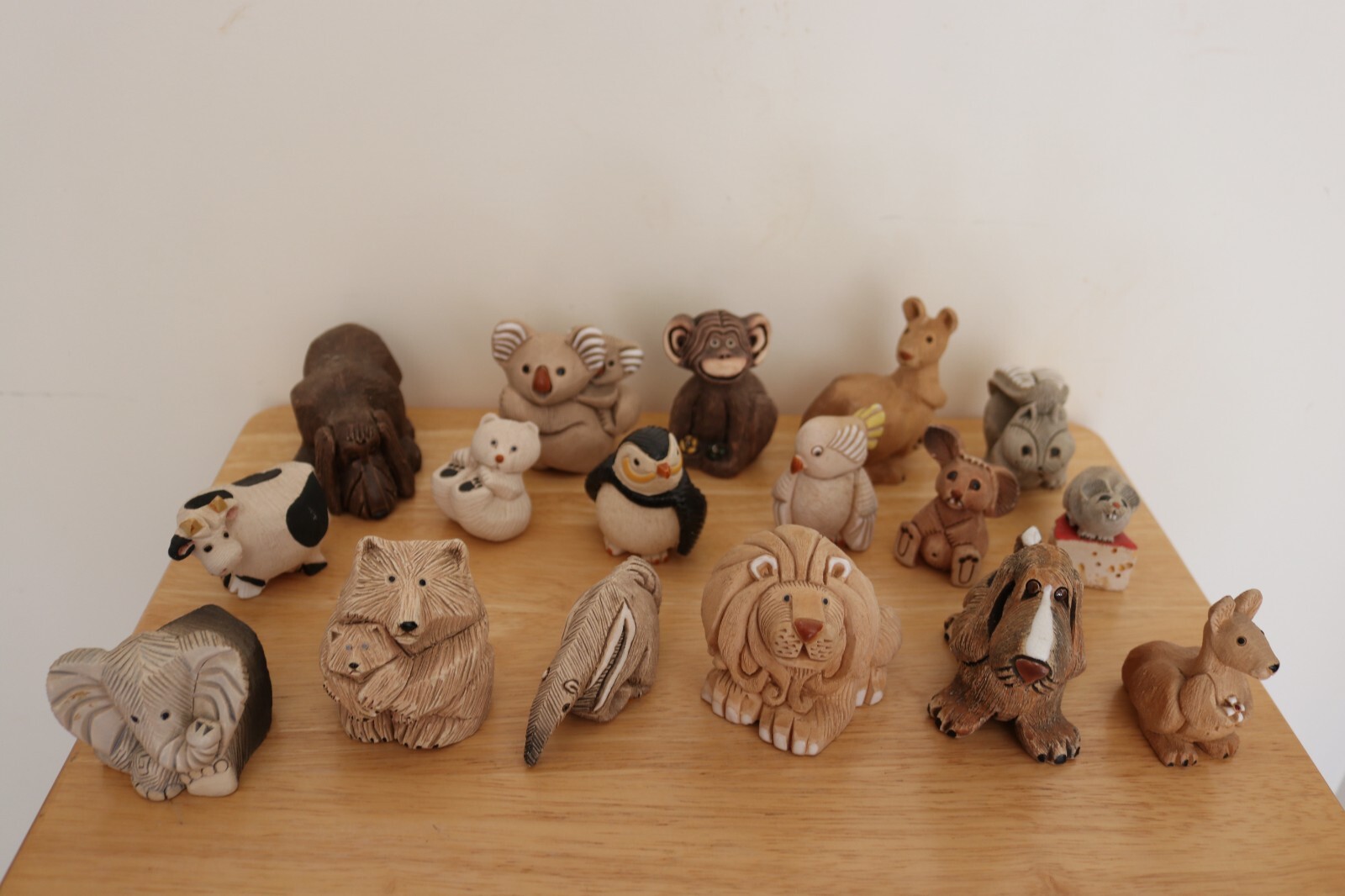 Artesania Rinconada LOT Vintage Collectable figurines 17 animal