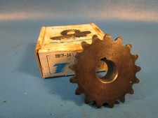 Tsubaki, 35B17F-3/4 Roller Chain Sprocket, Fixed Bore Martin 35BS17 3/4 Bore 