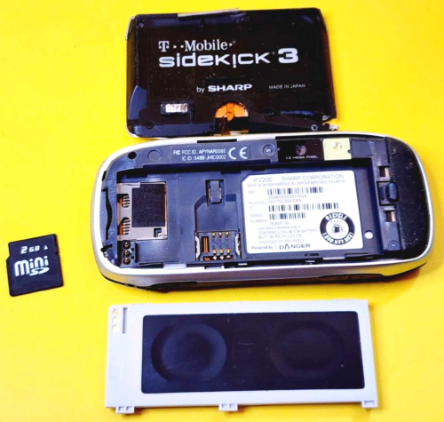🔥DAMAGED🔥 SHARP SIDEKICK 3 III PV200 T-MOBILE RARE SMARTPHONE CELL PHONE 2.6" - 第 10/11 張圖片