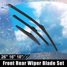 3 Pcs 26" 16" 10" Windshield Wiper Blade Set for Toyota RAV4 2013-2020 J/U Hook