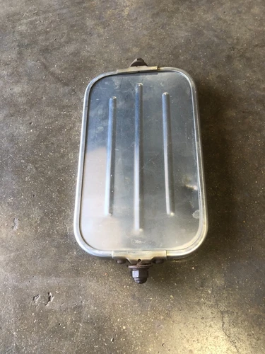 Ford Truck 1967-79 West Coast Stainless Steel Swing Mirrors FOMOCO Ford Logo Old