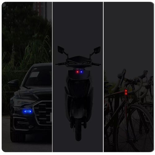 Solar-LED Flash Light Anti-theft Safety Warning Light Car Interior Accessories' - Picture 11 of 14