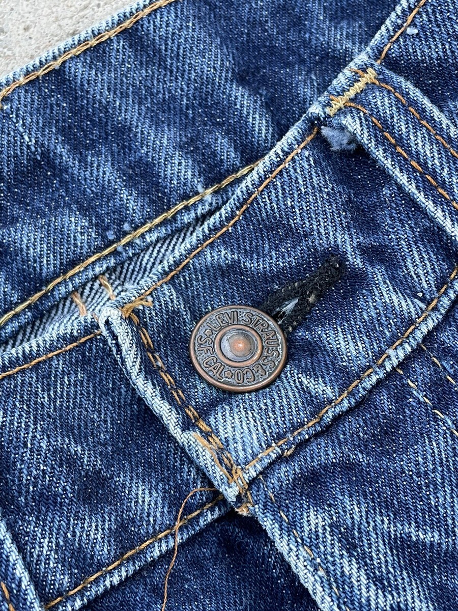 Vtg Levis 505 0217 Single 66 Denim Jeans 1976 Original Men's