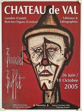 Affiche BERNARD BUFFET 2005 Exposition Chateau de Val