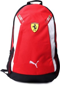 puma ferrari bookbag white