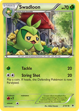 SWADLOON 2/101 UNCOMMON NOBLE VICTORIES POKEMON HP